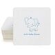 Sweet Elephant Square Coasters Image 2 of 2